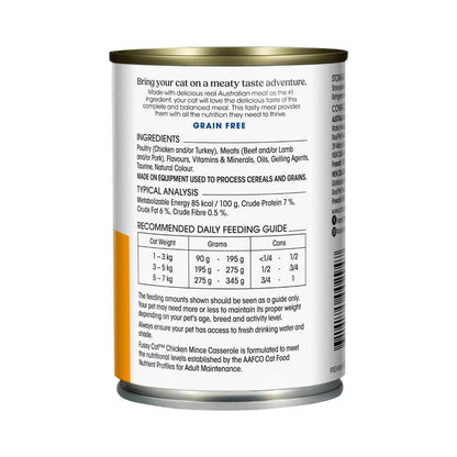 Fussy Cat Grainfree Chicken Mince Cat Food - 400g