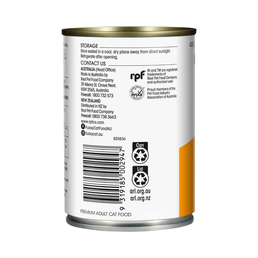 Fussy Cat Grainfree Chicken Mince Cat Food - 400g