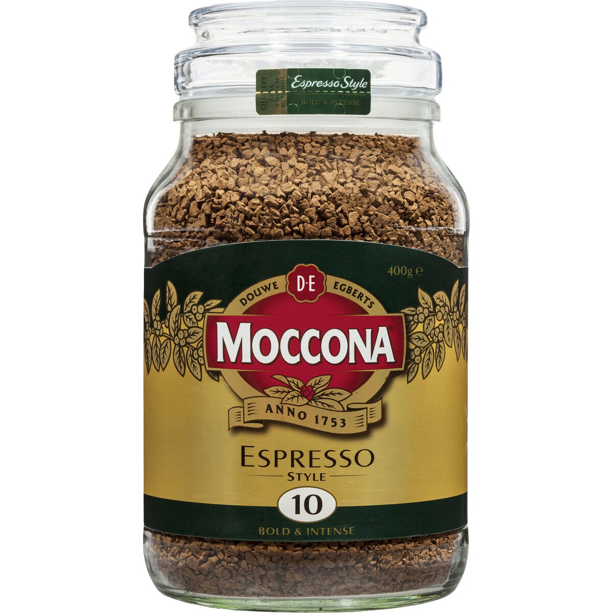 Moccona Freeze Dried Instant Coffee Espresso 400g, 1pc