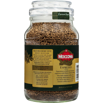 Moccona Freeze Dried Instant Coffee Espresso Style Bold & Intense 400g