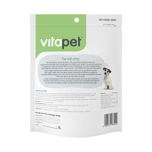 Vitapet Dog Treat Duck Tenders - 300g