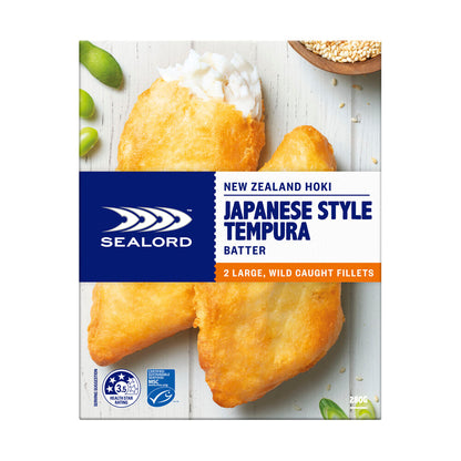 Sealord Japanese Style Tempura Batter Hoki Fillet - 280g