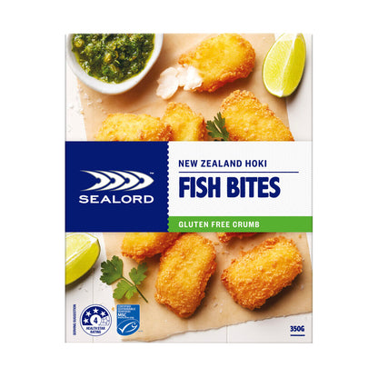 Sealord Gluten Free Hoki Bites - 350g