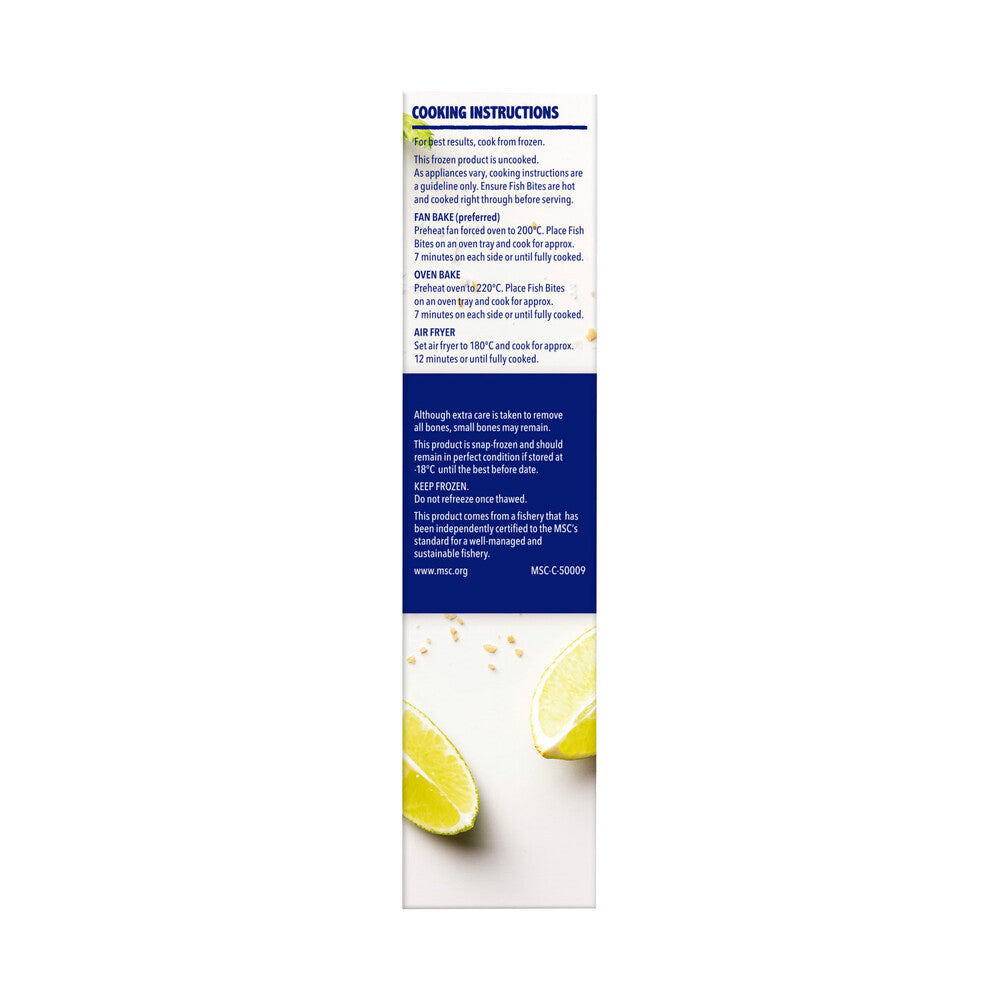 Sealord Gluten Free Hoki Bites - 350g