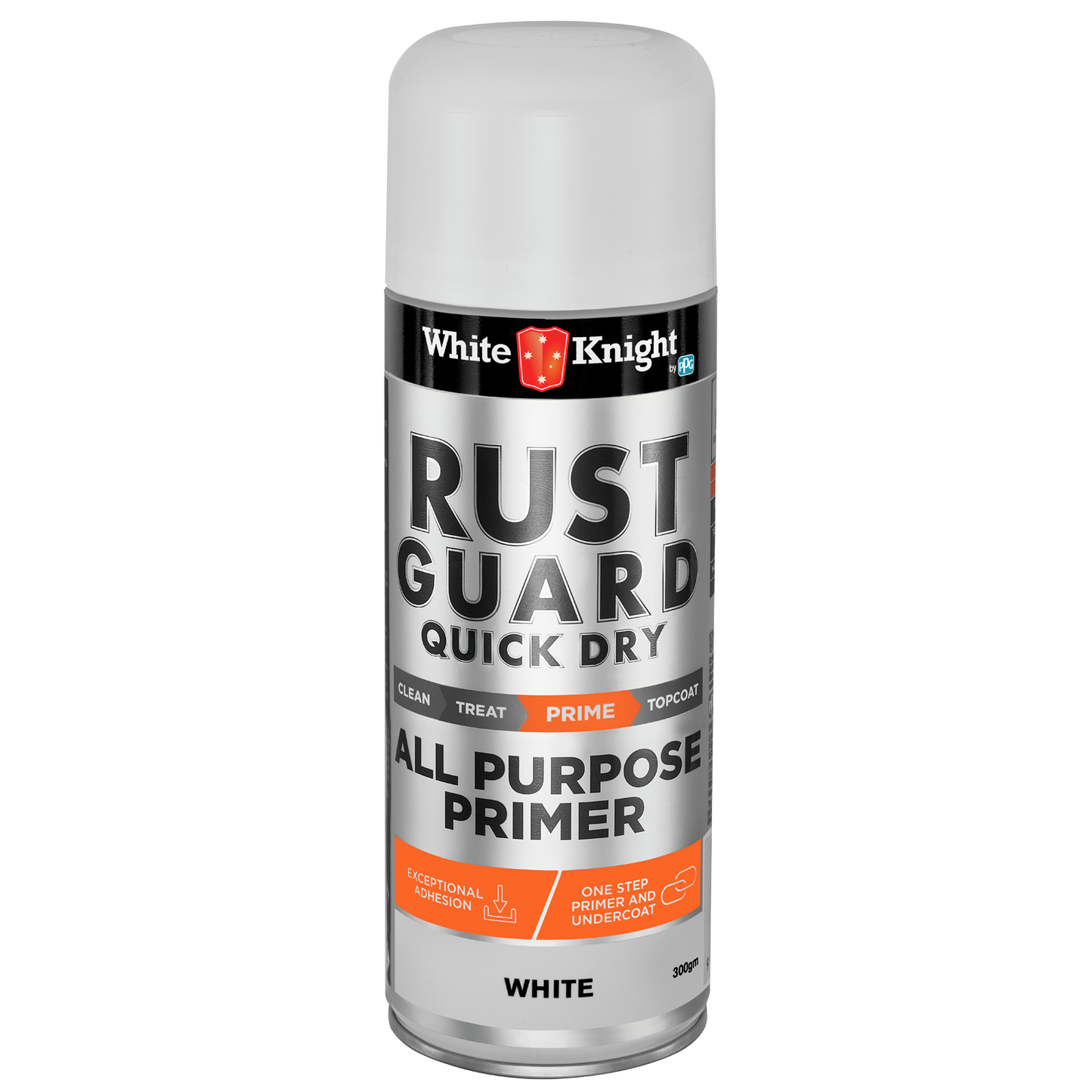 White Knight Rust Guard Primer Spray Paint - 300g