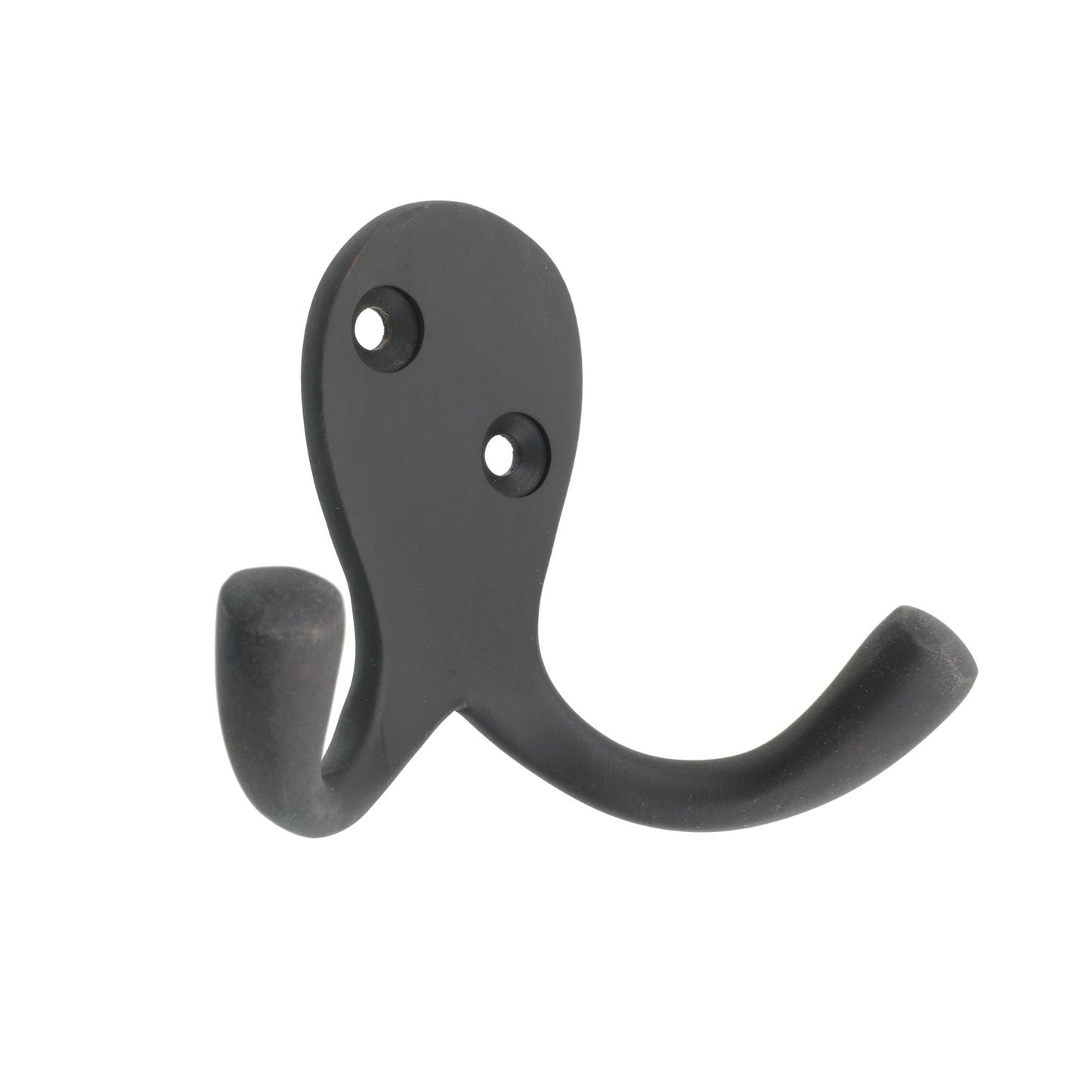 Zenith Double Robe Hook - 30mm - Matte Black