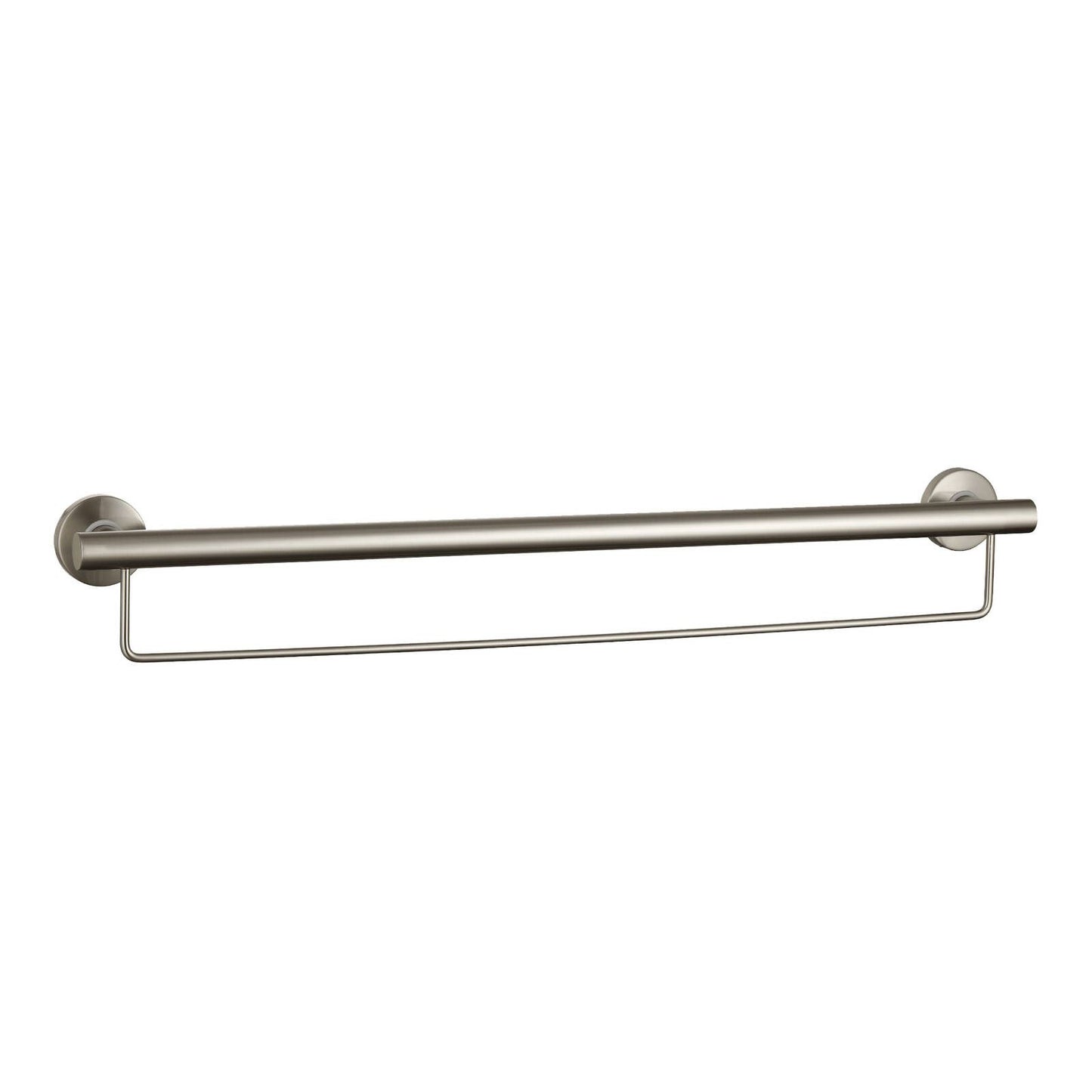 Evekare Towel Rail with Grab Rail - 900mm - Brushed Nickel