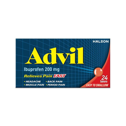 Advil Ibuprofen Pain Relief Tablets - 24 Pack