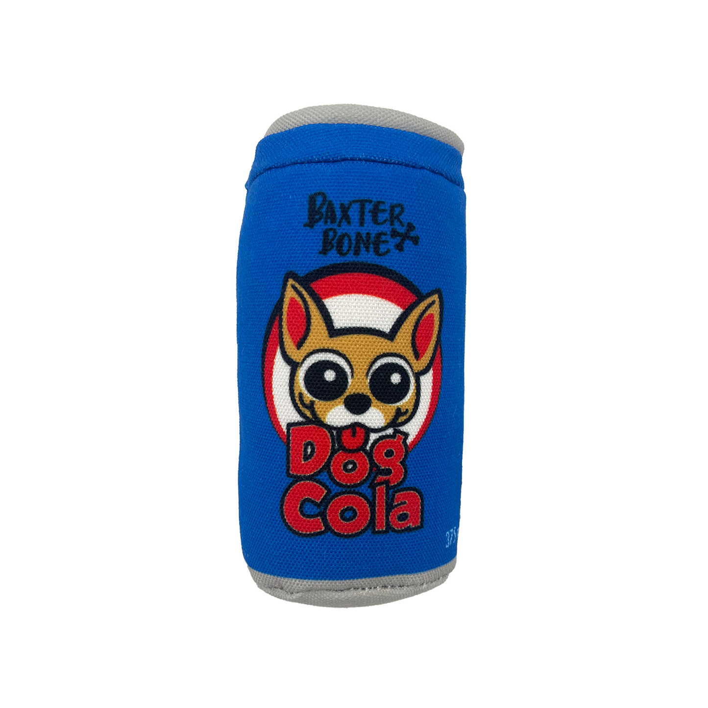 Baxter Bone Dog Cola Soda Can Plush Toy