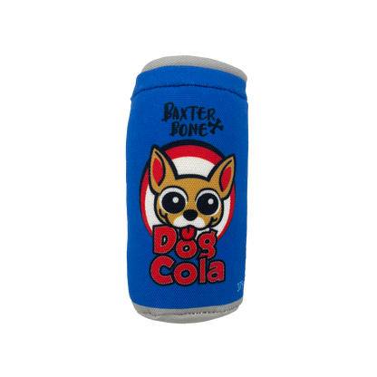 Baxter Bone Dog Cola Soda Can Plush Toy