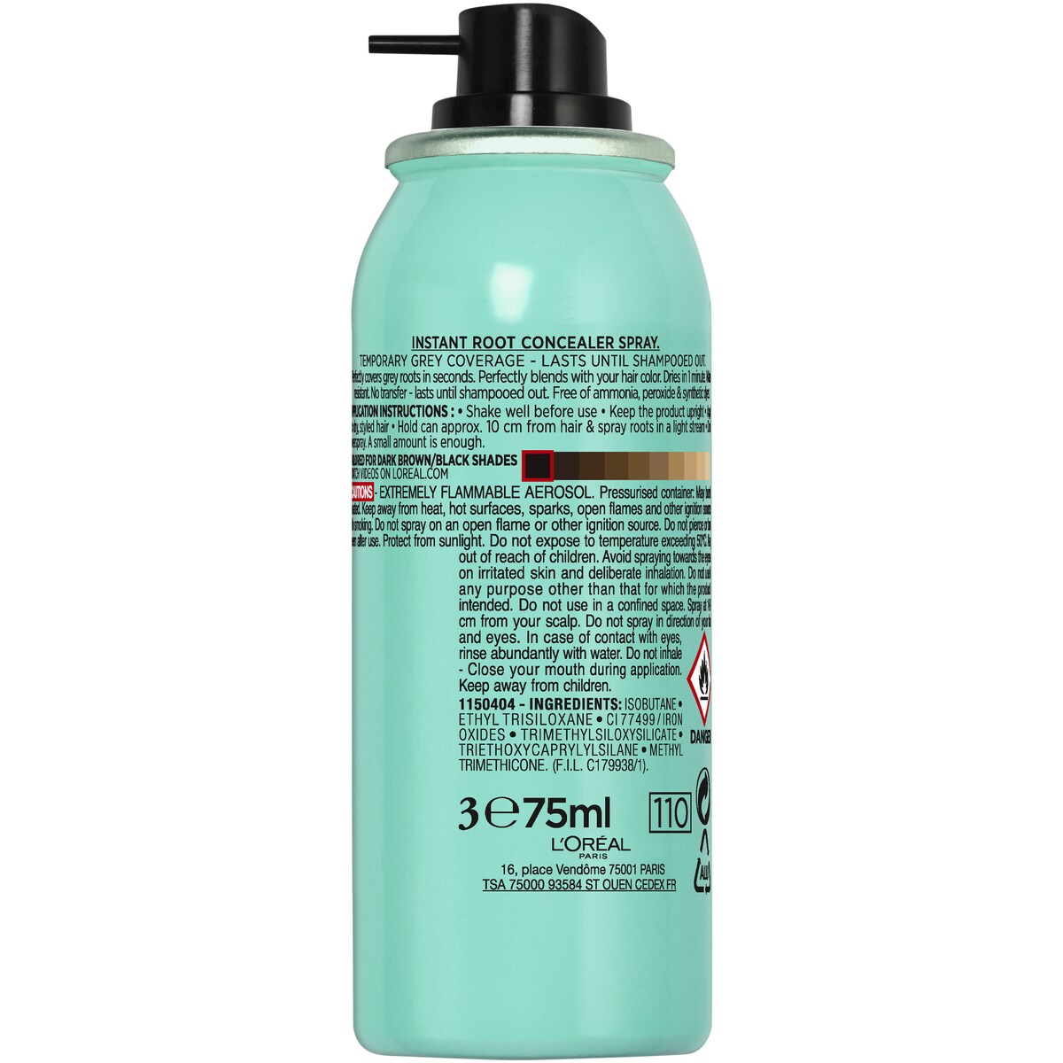 Loreal Paris Magic Retouch Hair Colour 1 Black Each