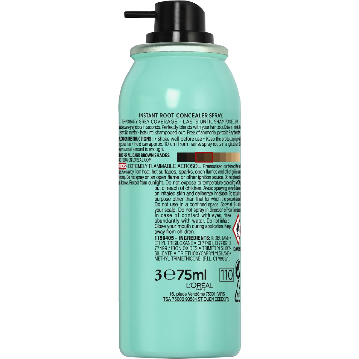 Loreal Paris Paris Magic Retouch Hair Colour 2 Dark Brown Each