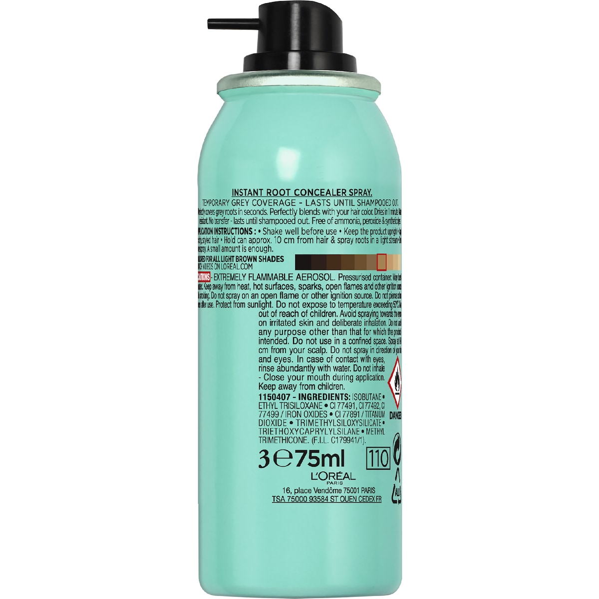 Loreal Paris Paris Magic Retouch Hair Colour 4 Light Brown Each