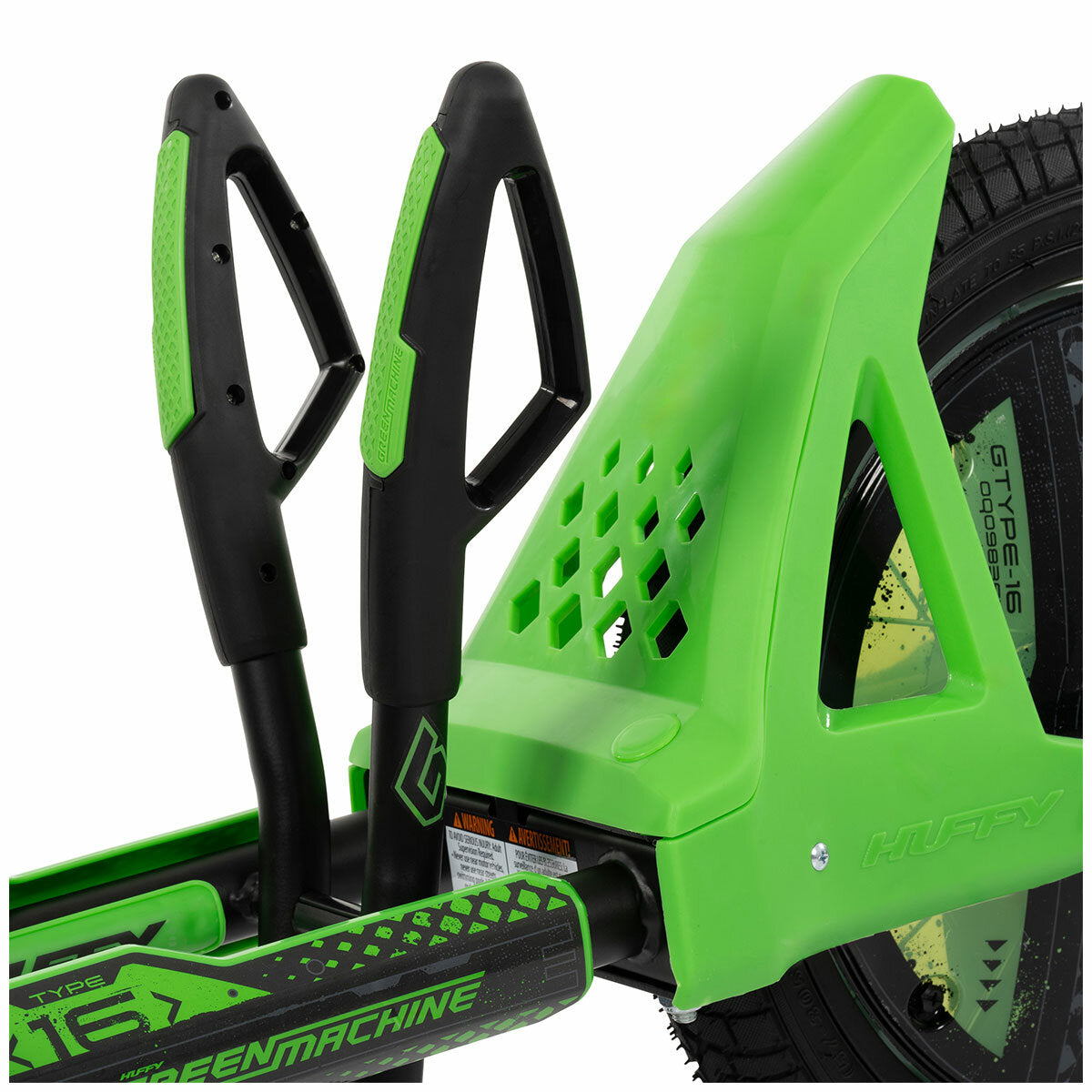 Huffy Green Machine Drift Trike Wheels Green 98364 40.6cm 16in