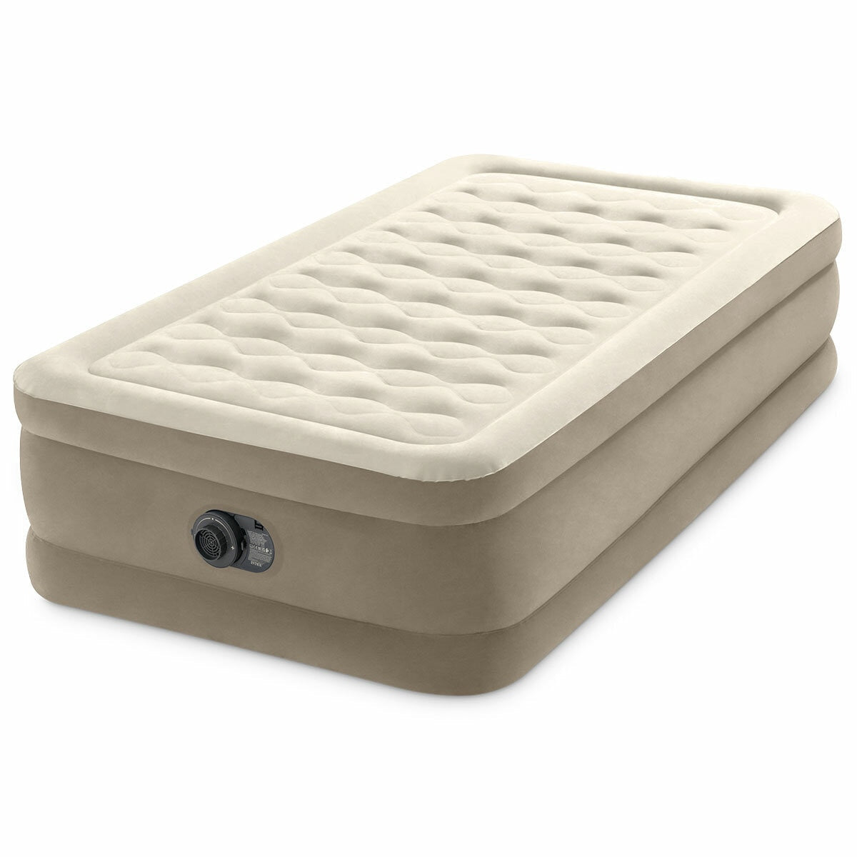 Intex Twin Ultra-Plush Airbed Fiber-Tech 64426NZ Beige 99 x 191x46cm
