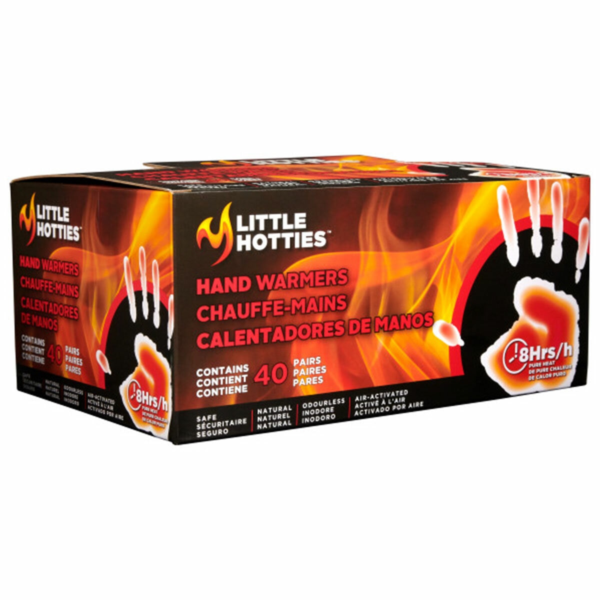 Little Hotties Hand Warmers 40 Pairs Black Compact 2000505