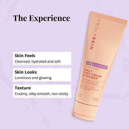 Frula Hyaluronic Daily Face Cream Cleanser 100ml