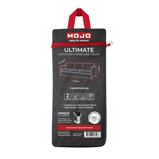 Mojo 3 Seat Lounge Cover - 2200 x 700 x 950mm