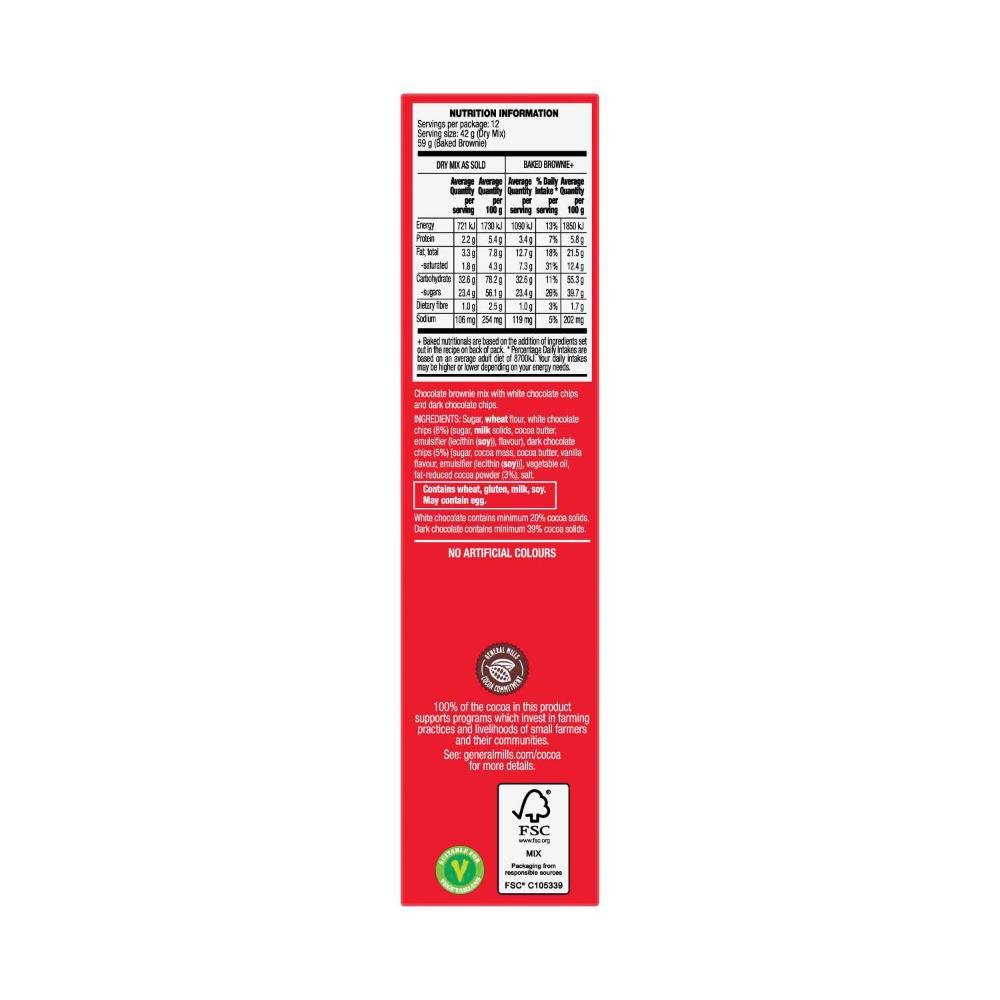 Betty Crocker Triple Chocolate Fudge Brownie Mix - 500g