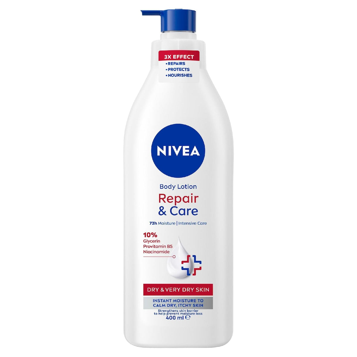 Nivea Repair & Care Body Lotion 72hr 400ml