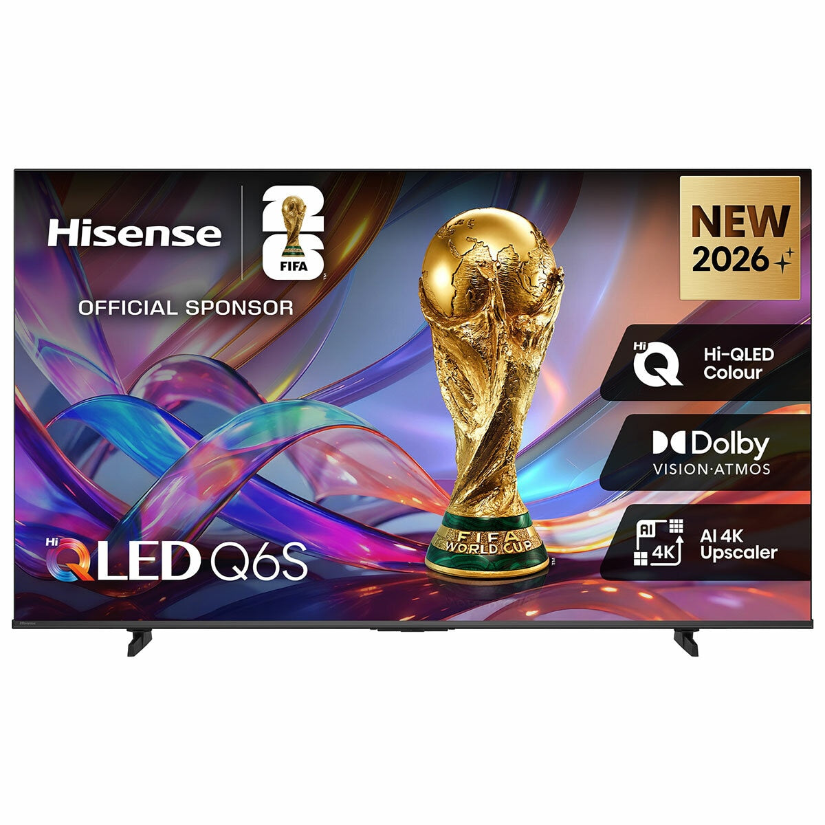 Hisense 55 Inch QLED 4K Smart TV 55Q6SAU