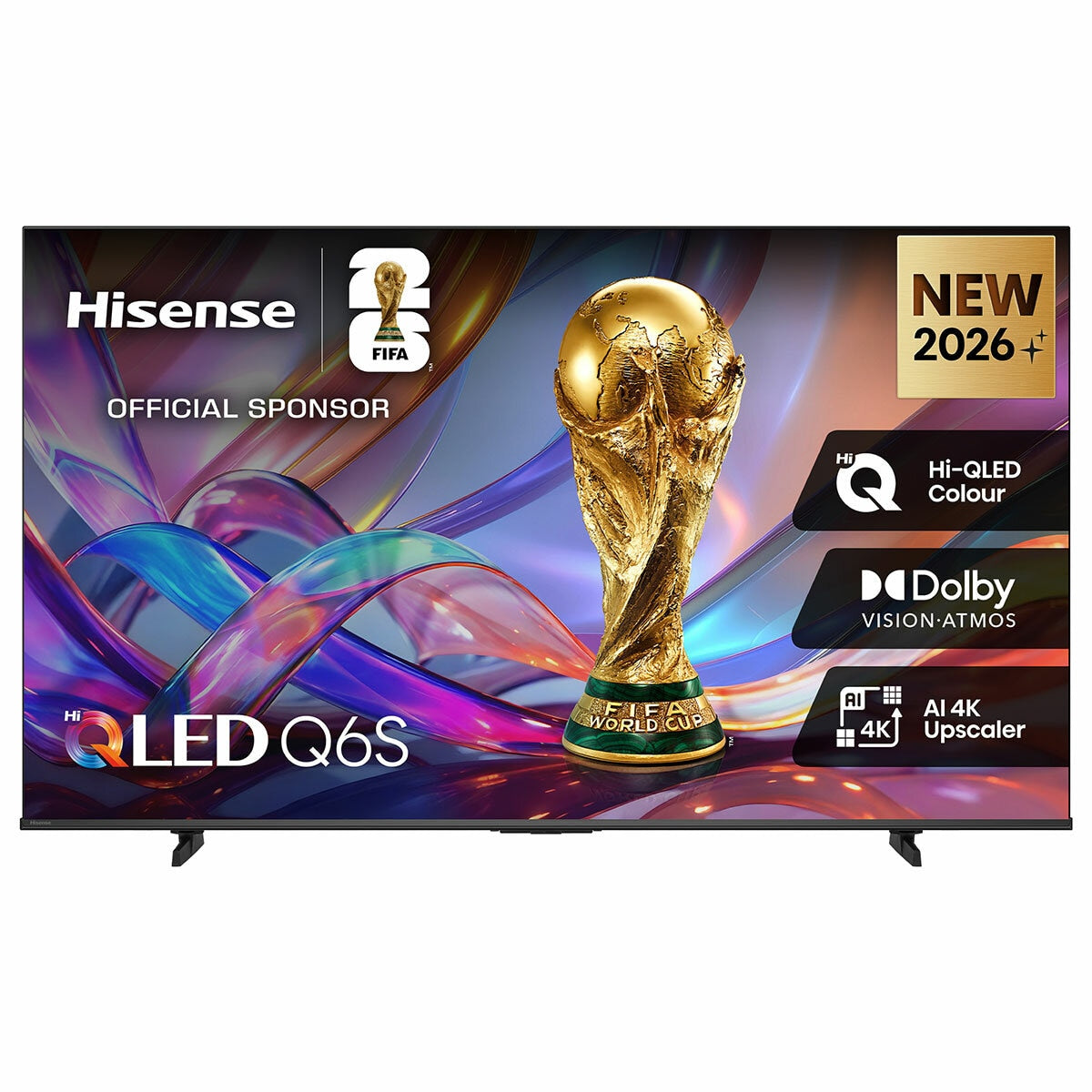 Hisense Qled 4K Smart Tv Q6SAU 43Q6SAU Black 43 Inch