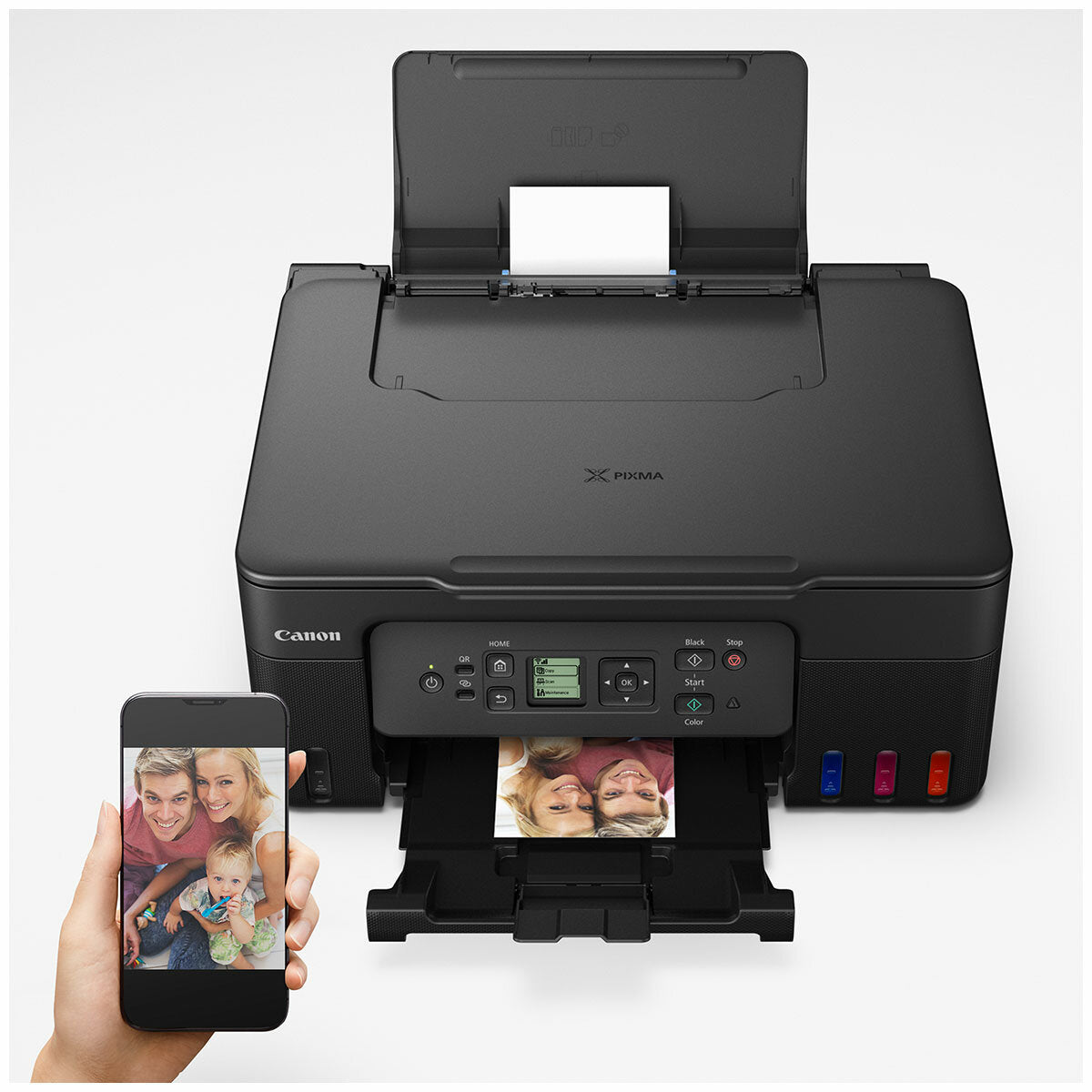Canon Pixma G3670 Megatank 3-in-1 Inkjet Printer Wireless Black