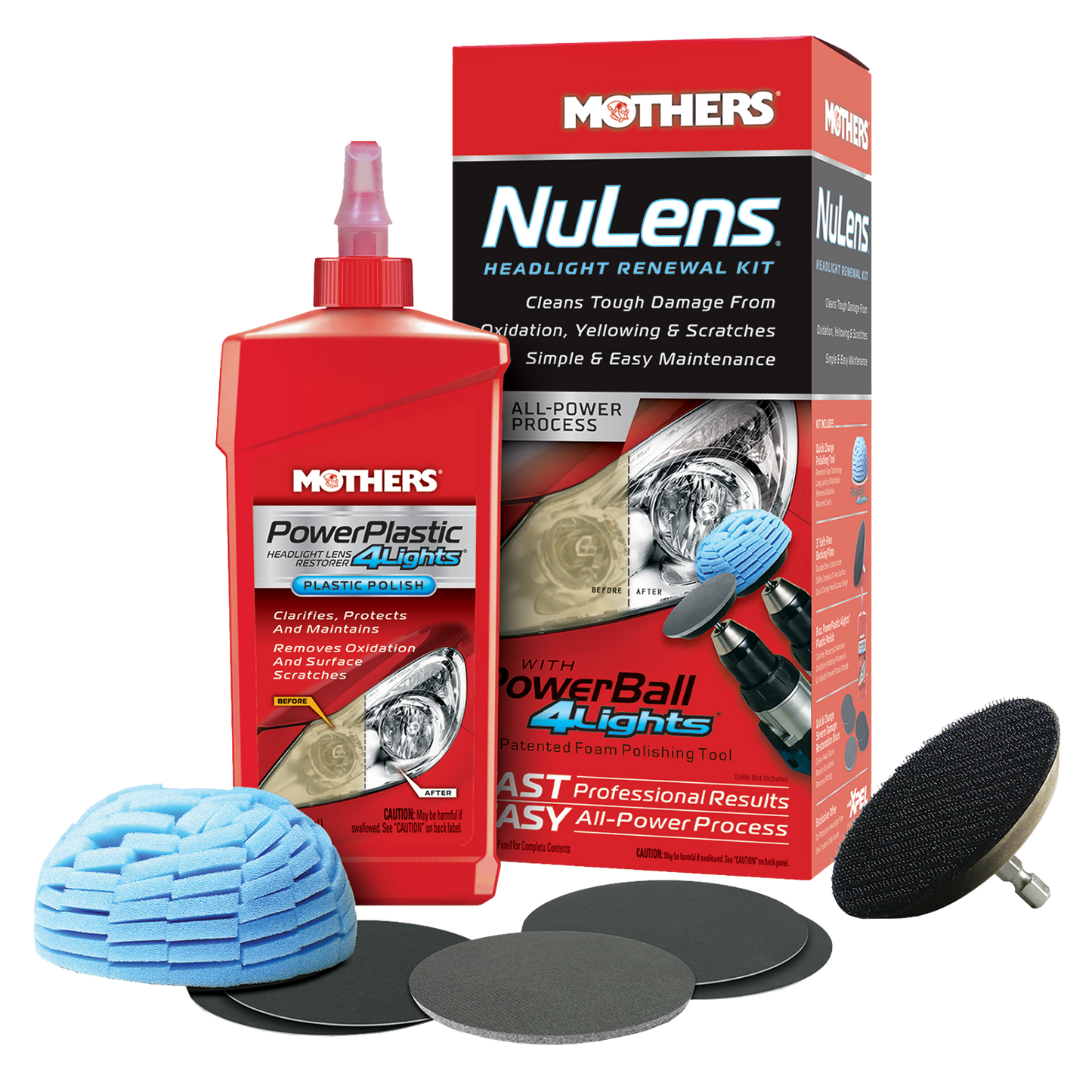 Mothers Nulens Headlight Renewal Kit - 236ml