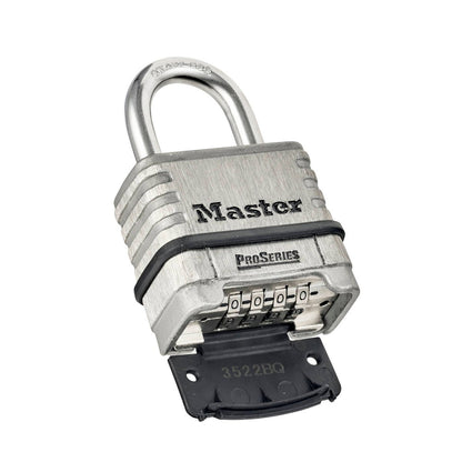 Master Lock Combination Padlock - 57mm - Stainless Steel - Resettable
