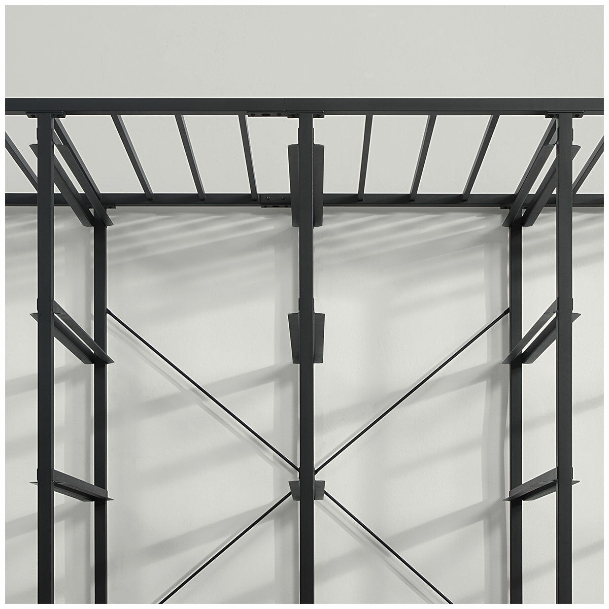 Gorilla 20-Bin Rack Organiser CTCO88BR-20B Black Steel Heavy Duty
