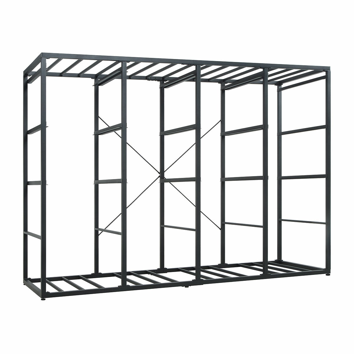 Gorilla 20-Bin Rack Organiser CTCO88BR-20B Black Steel Heavy Duty