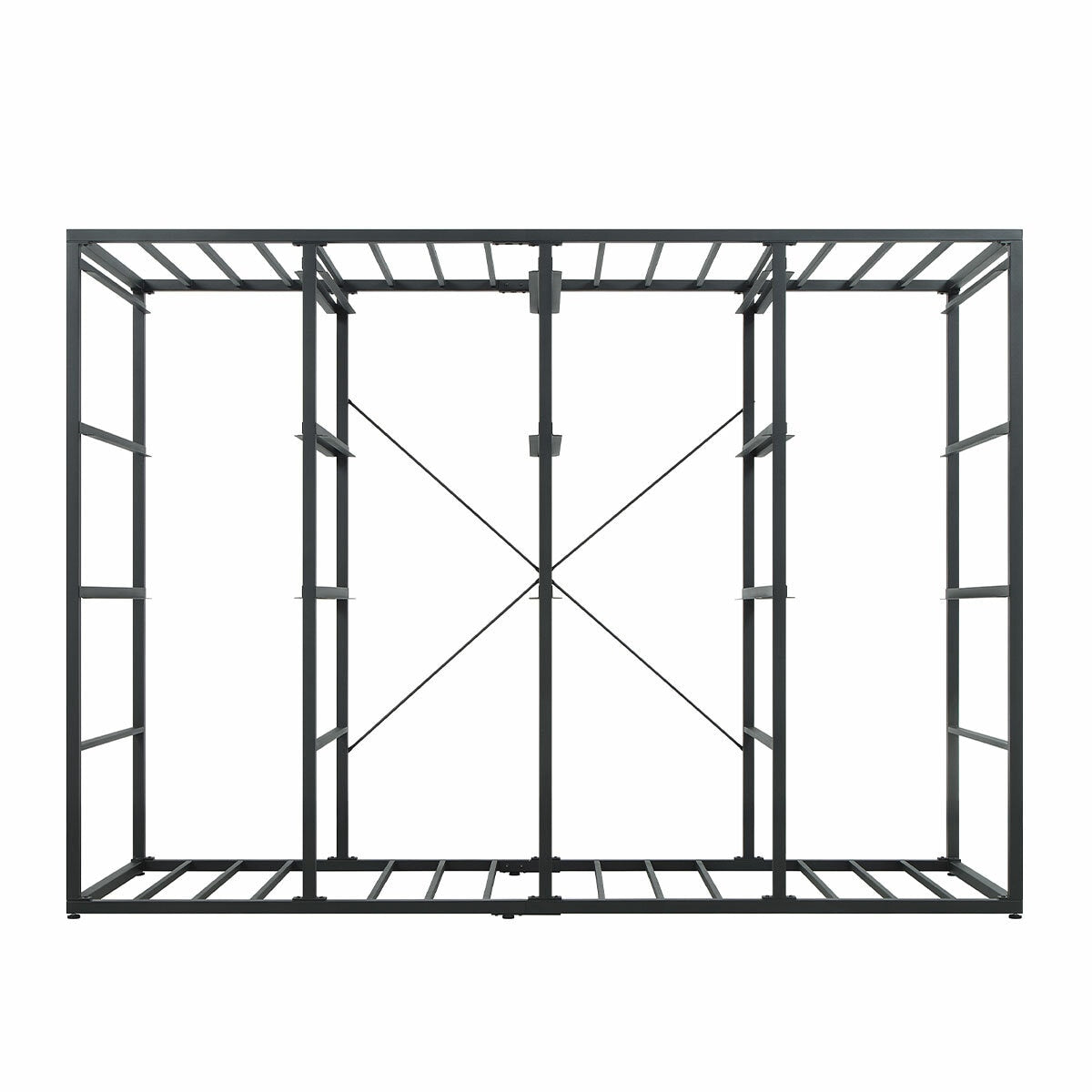 Gorilla 20-Bin Rack Organiser CTCO88BR-20B Black Steel Heavy Duty