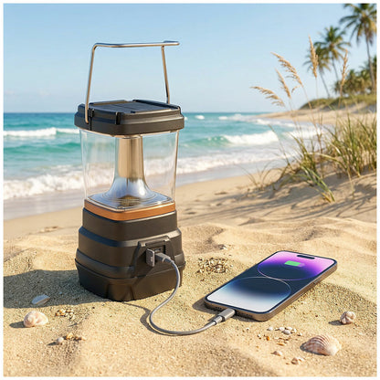 Duracell Tri-Powered Lantern Rechargeable Black 5000 Lumen 5000L