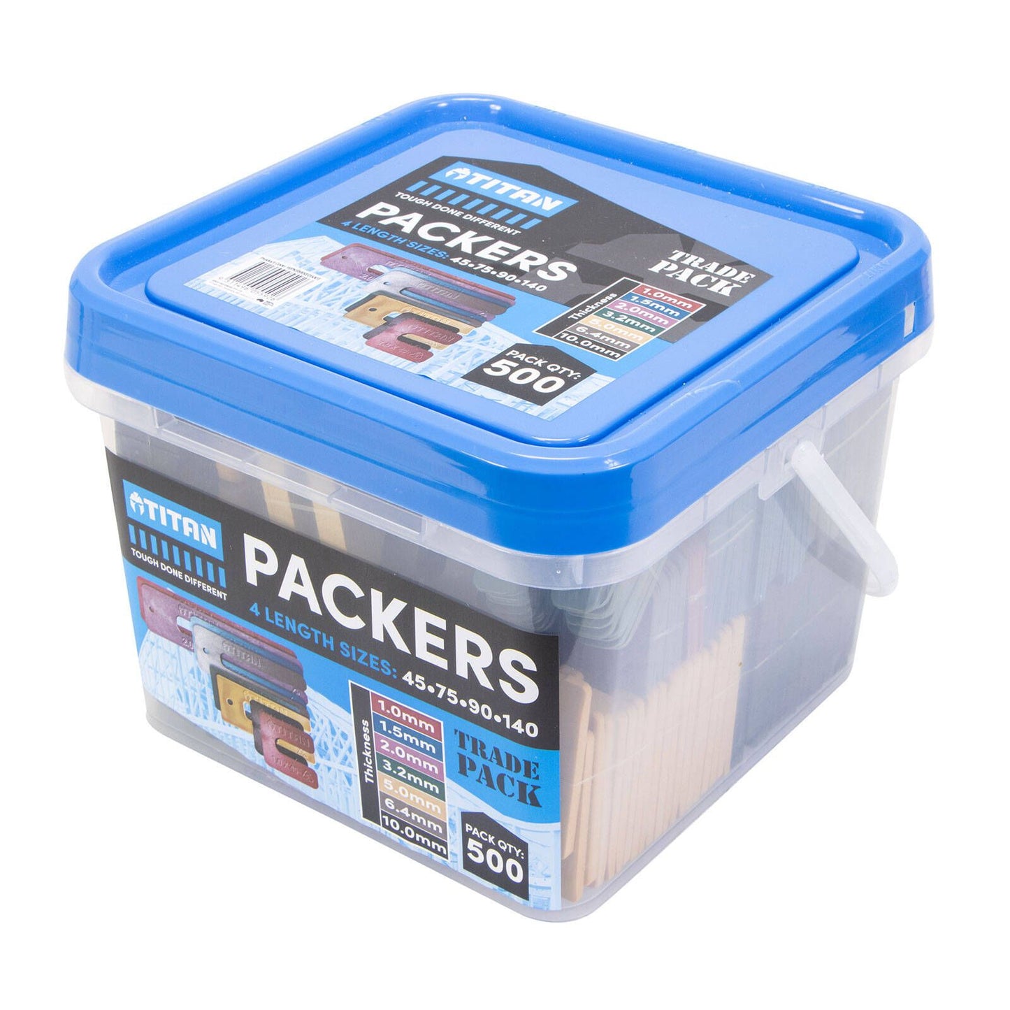 Titan Mixed Window Packers - 4 Sizes - 500 Piece