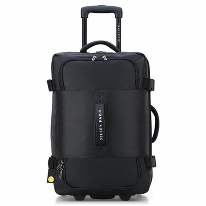 Delsey Raspail Wheeled Duffle Bag Black Polyester 64cm 55L