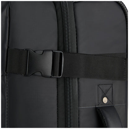 Delsey Raspail Wheeled Duffle Bag Black Polyester 64cm 55L