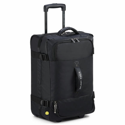 Delsey Raspail Wheeled Duffle Bag Black Polyester 64cm 55L