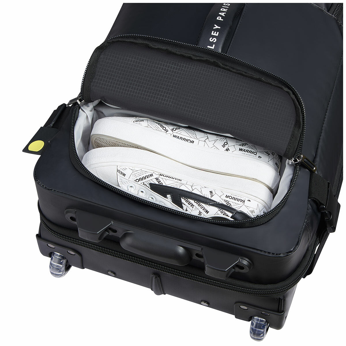 Delsey Raspail Wheeled Duffle Bag Black Polyester 64cm 55L