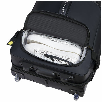 Delsey Raspail Wheeled Duffle Bag Black Polyester 64cm 55L