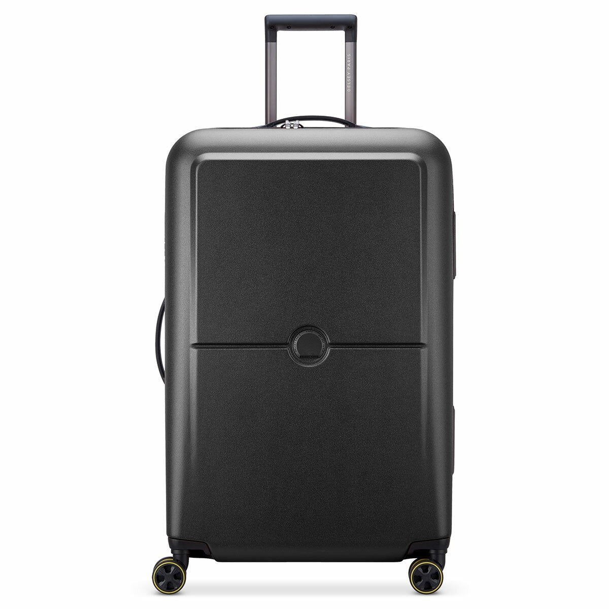 Delsey Turenne 2.0 Trolley Suitcase Black Polycarbonate Tsa 75cm