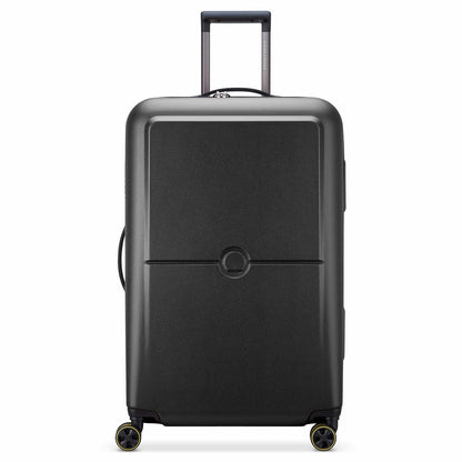 Delsey Turenne 2.0 Trolley Suitcase Black Polycarbonate Tsa 75cm