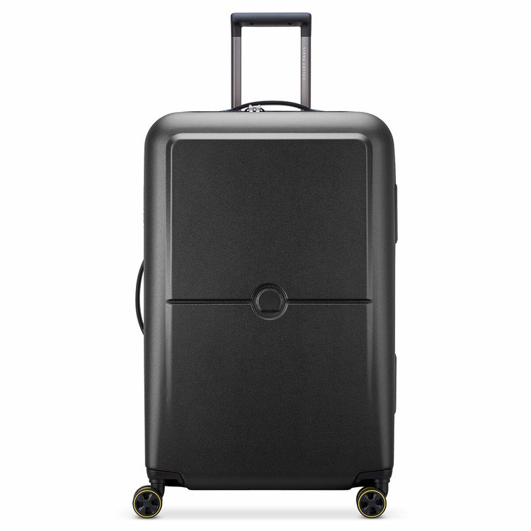 Delsey Turenne 2.0 Trolley Suitcase Black Polycarbonate Tsa 75cm