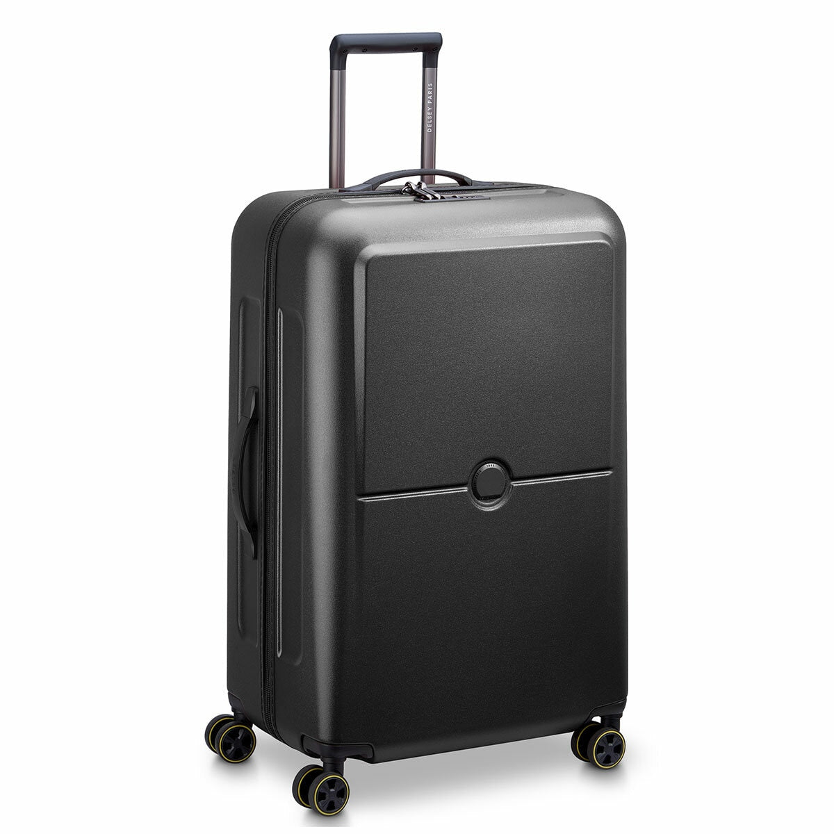 Delsey Turenne 2.0 Trolley Suitcase Black Polycarbonate Tsa 75cm