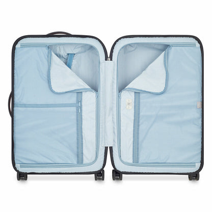 Delsey Turenne 2.0 Trolley Suitcase Black Polycarbonate Tsa 75cm