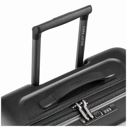 Delsey Turenne 2.0 Trolley Suitcase Black Polycarbonate Tsa 75cm
