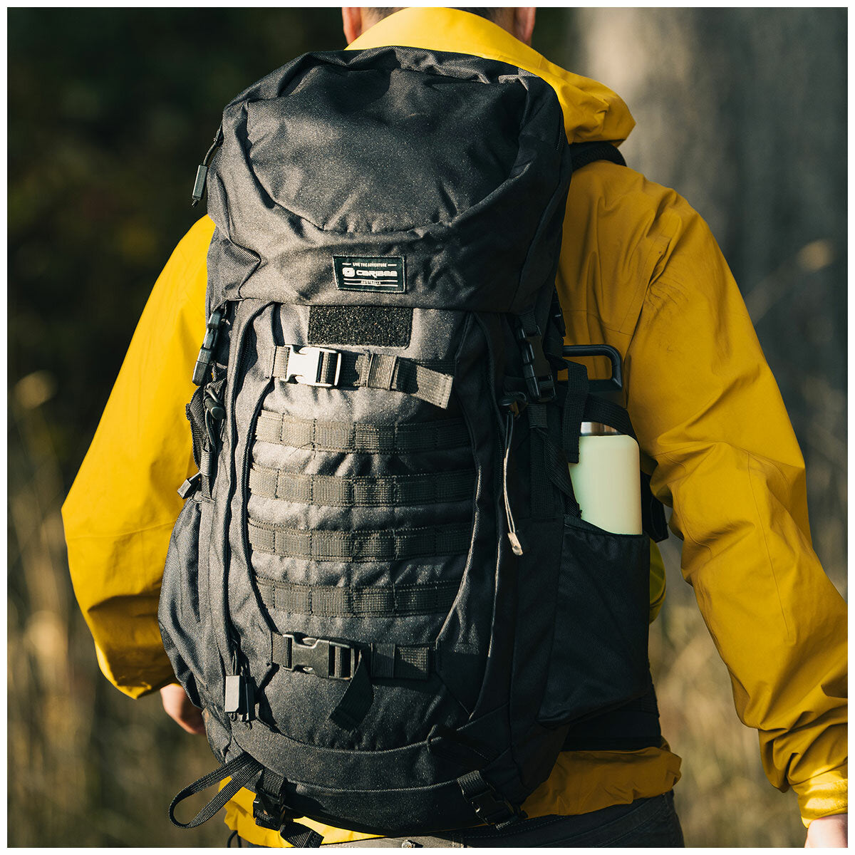 Caribee M60 Phantom Heavy Duty Rucksack Backpack Black 60L