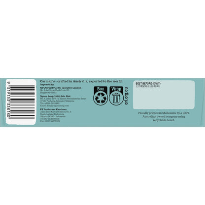 Carmans Low Sugar & Carb Nut Bar Dark Choc 170g