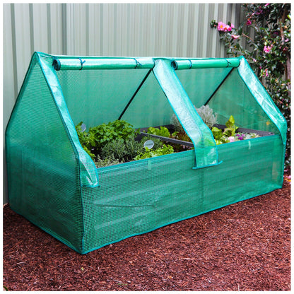Greenlife Large Garden Bed And Greenhouse Cover 180 x 90 x 45cm Eucalyptus