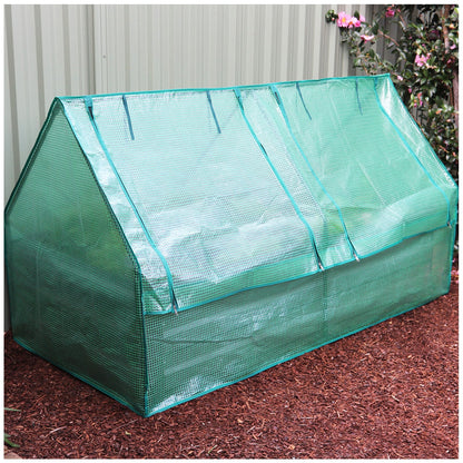 Greenlife Large Garden Bed And Greenhouse Cover 180 x 90 x 45cm White