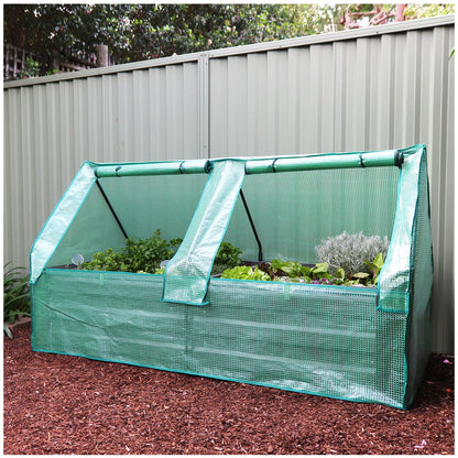 Greenlife Large Garden Bed And Greenhouse Cover 180 x 90 x 45cm White